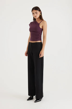 Madison The Label Charlotte Top | Aubergine