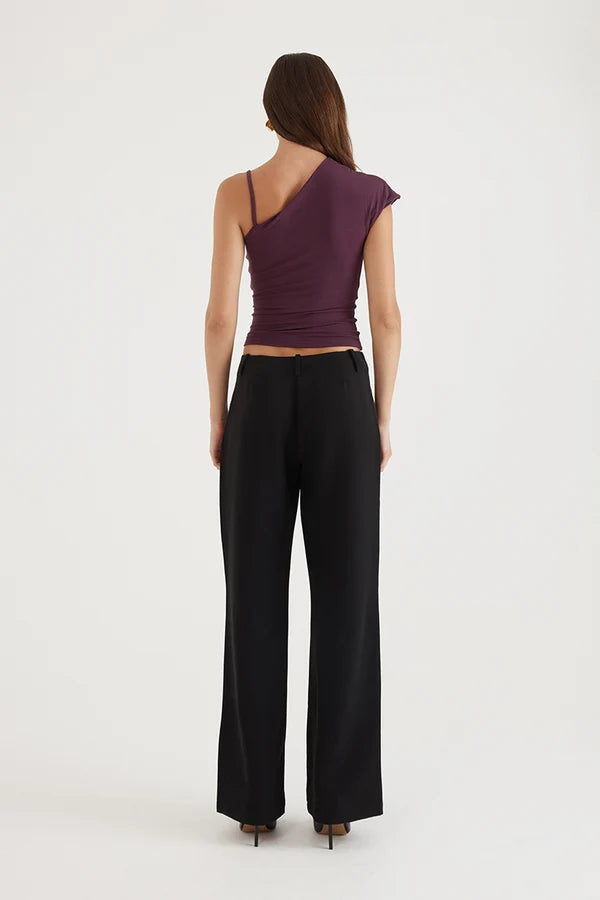 Madison The Label Charlotte Top | Aubergine
