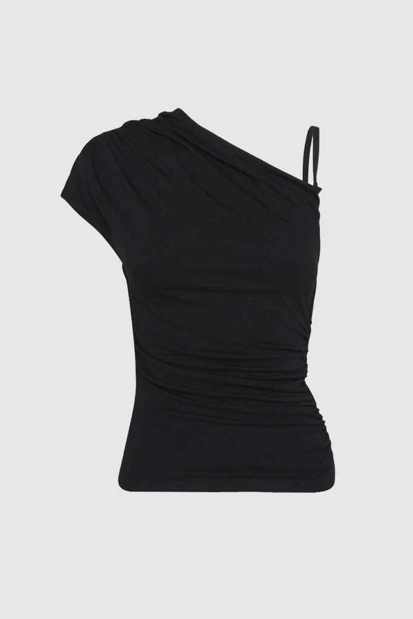 Madison The Label Charlotte Top | Black