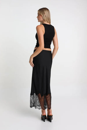 Madison The Label Luella Maxi Skirt | Black