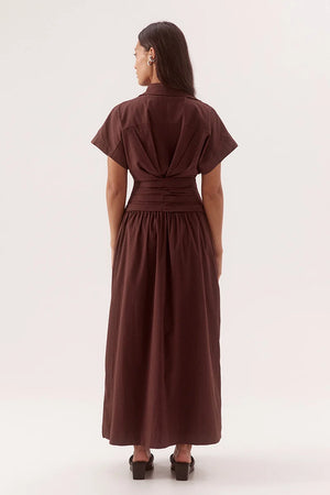 Sovere Studio Lyra Dress | Chocolate || PRE_ORDER ETA 24/09/2026