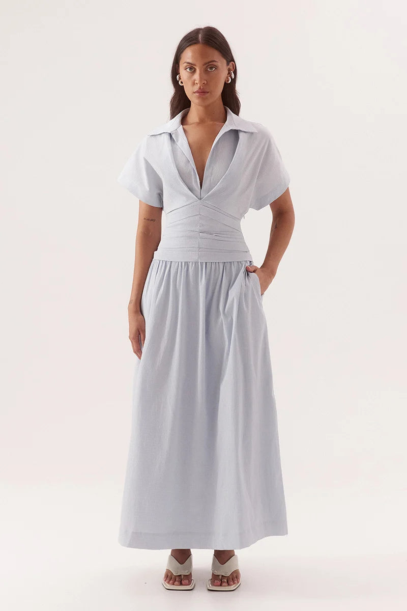 Sovere Studio Lyra Dress | Sky || PRE_ORDER ETA 24/09/2026