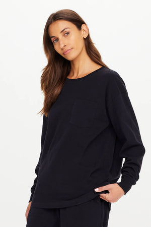 The Upside Soho Cara Long Sleeve Top | Black