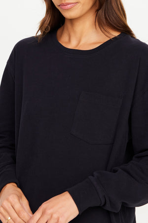The Upside Soho Cara Long Sleeve Top | Black