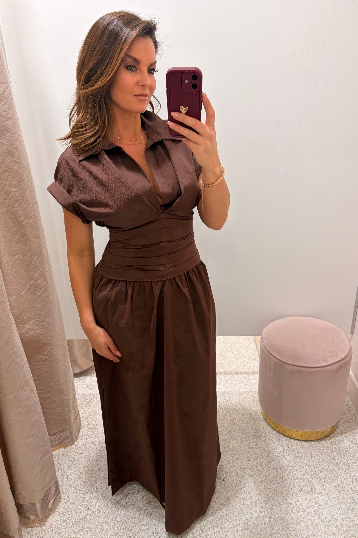 Sovere Studio Lyra Dress | Chocolate