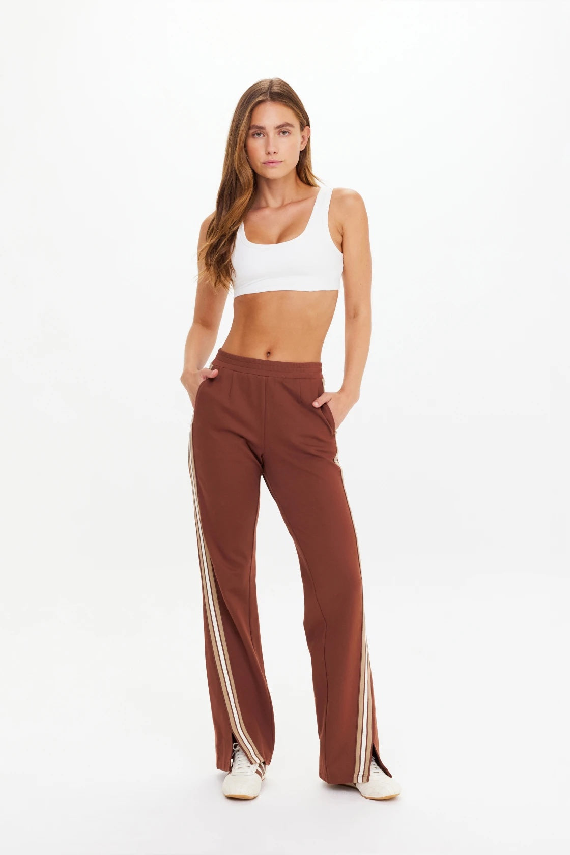 The Upside Petra Flare Pant | Chocolate