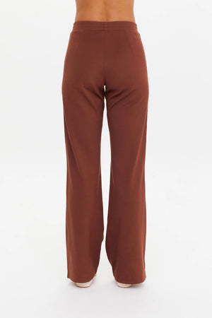 The Upside Petra Flare Pant | Chocolate