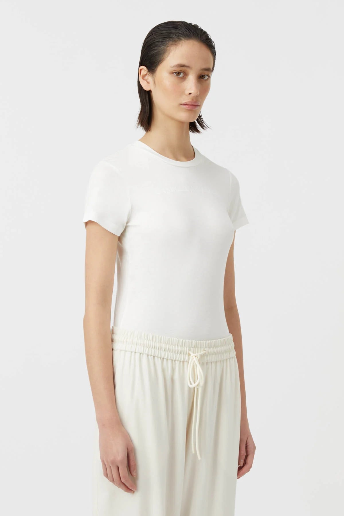 C&M Camilla & Marc Braque Tee | Soft White