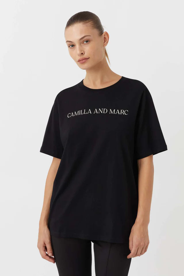 C&M Camilla & Marc Asher Tee | Black / Stone