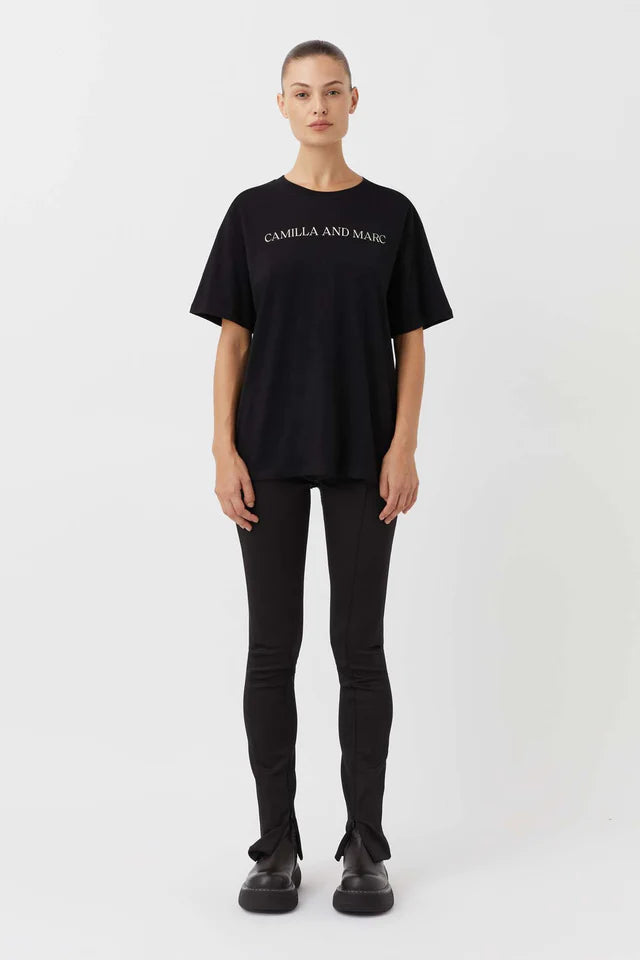 C&M Camilla & Marc Asher Tee | Black / Stone