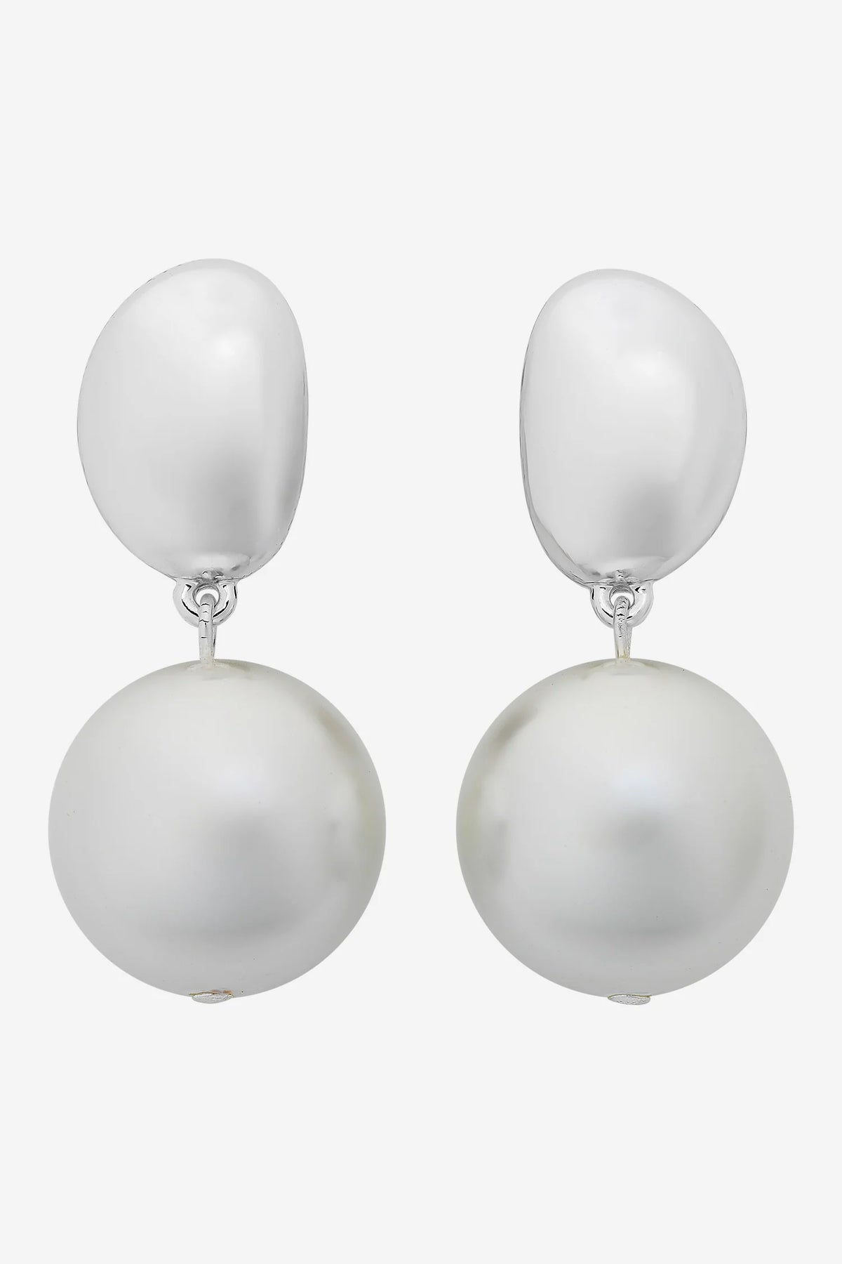 Liberte Selma Pearl Earring | Silver