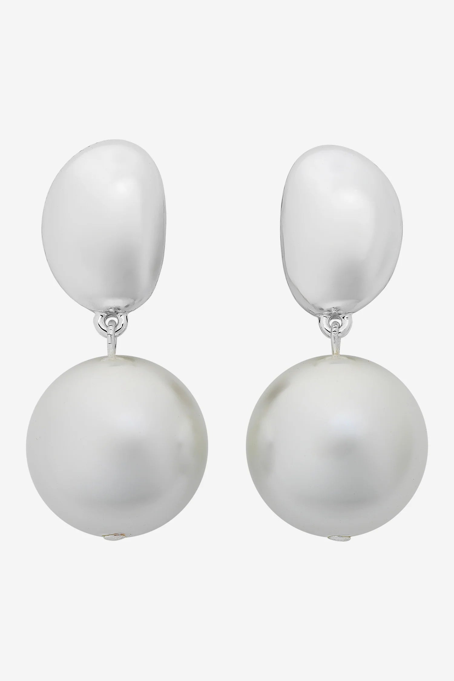 Liberte Selma Pearl Earring | Silver