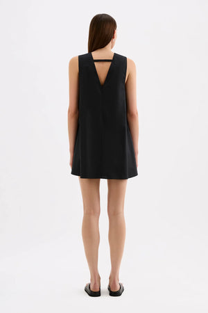 Nude Lucy Cerie Poplin Mini Dress | Black