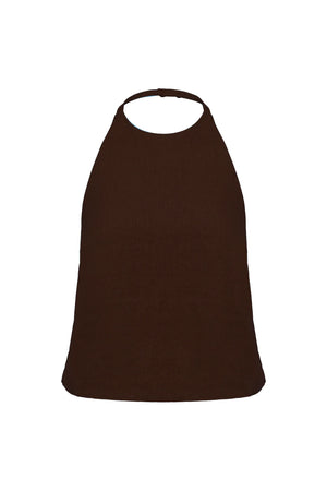 Nude Lucy Riya Linen Top | Chocolate