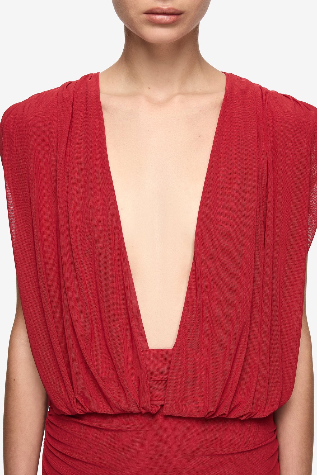 Bec + Bridge Isora Drape Maxi Dress | Ruby Red