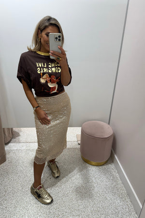 Chosen By Fifi & Annie The Cowgirl Lives Tee | Chocolate