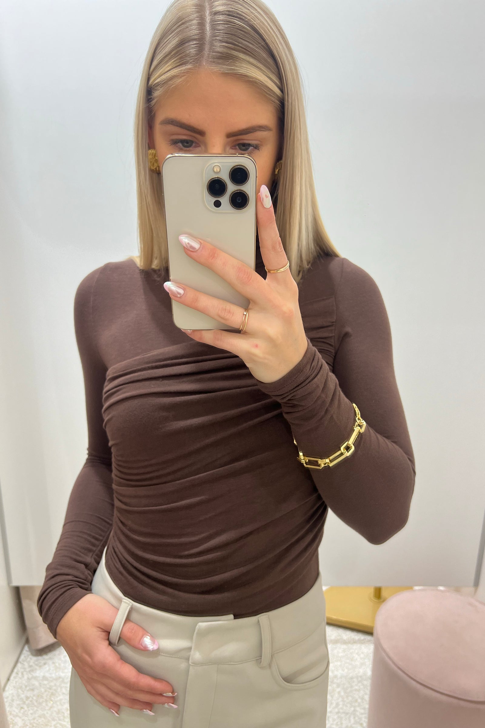 Bayse Brand Roselani Top | Chocolate