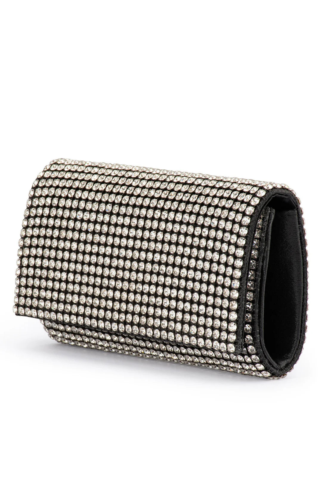 Olga Berg Mariana Crystal Clutch | Black