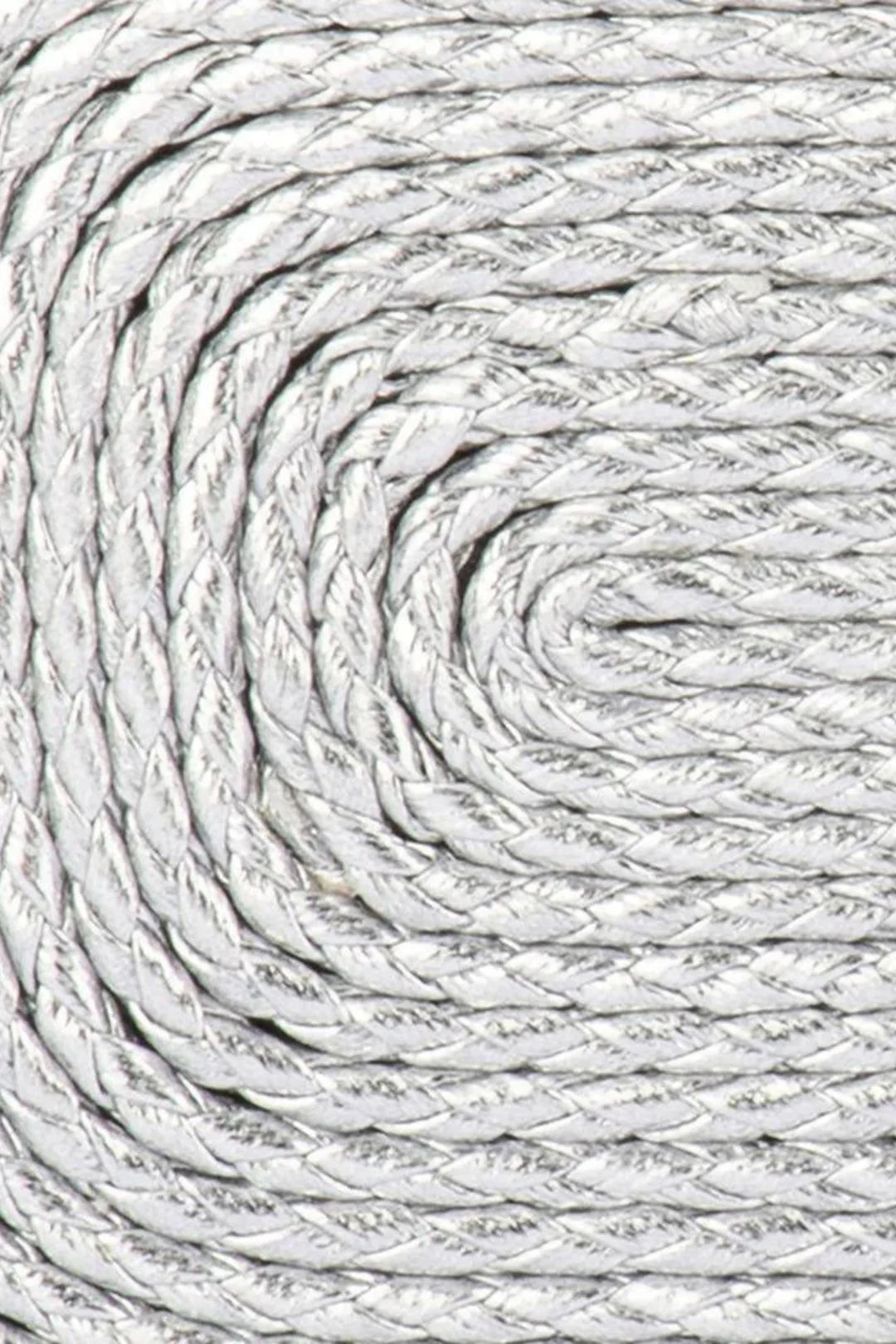 Olga Berg Martina Coiled Rope Clutch | Silver