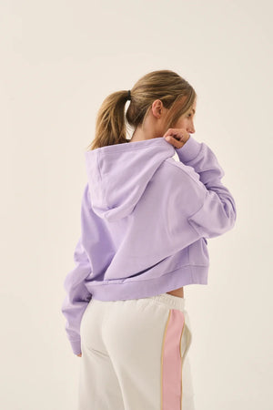 Araminta James A James Zip Thru Hoodie | Lavender  || PRE_ORDER ETA 17/10/2026