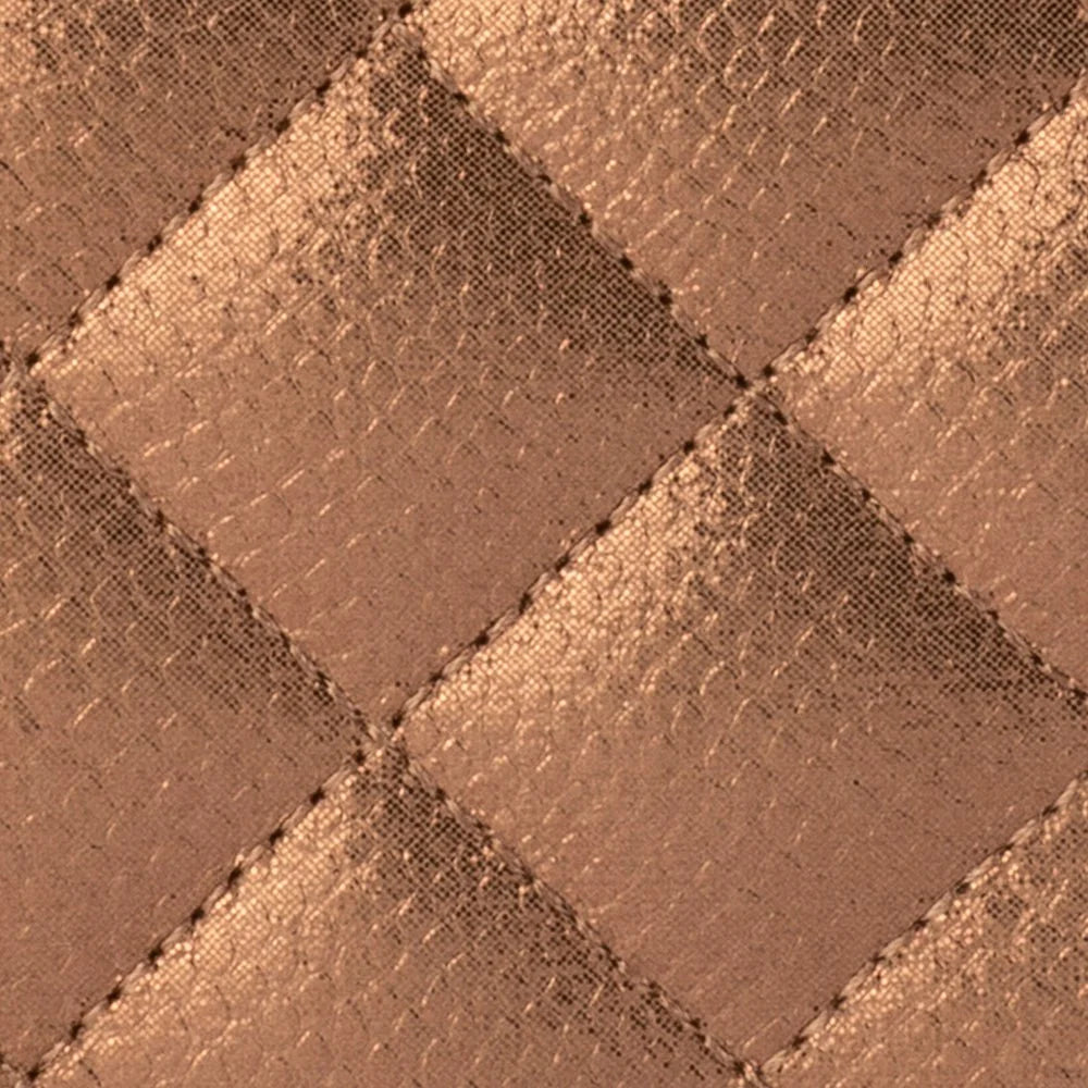 Olga Berg Zoey Quilted Clutch | Copper