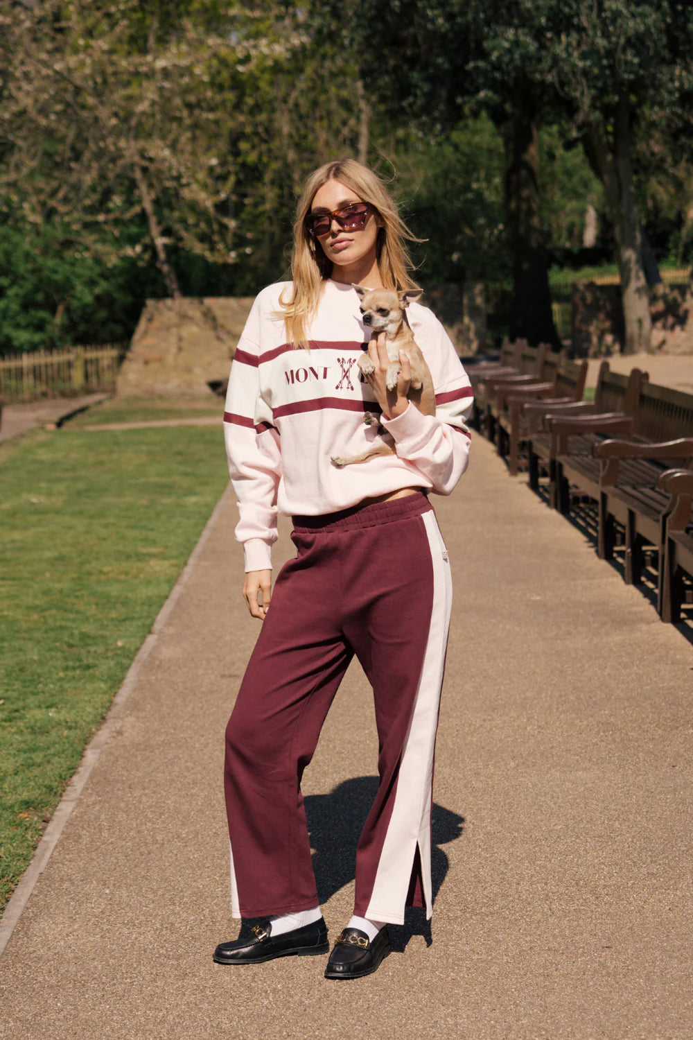 Araminta James Saint Germain Knit Pant | Red Wine