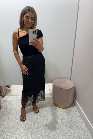 Madison The Label Luella Maxi Skirt | Black