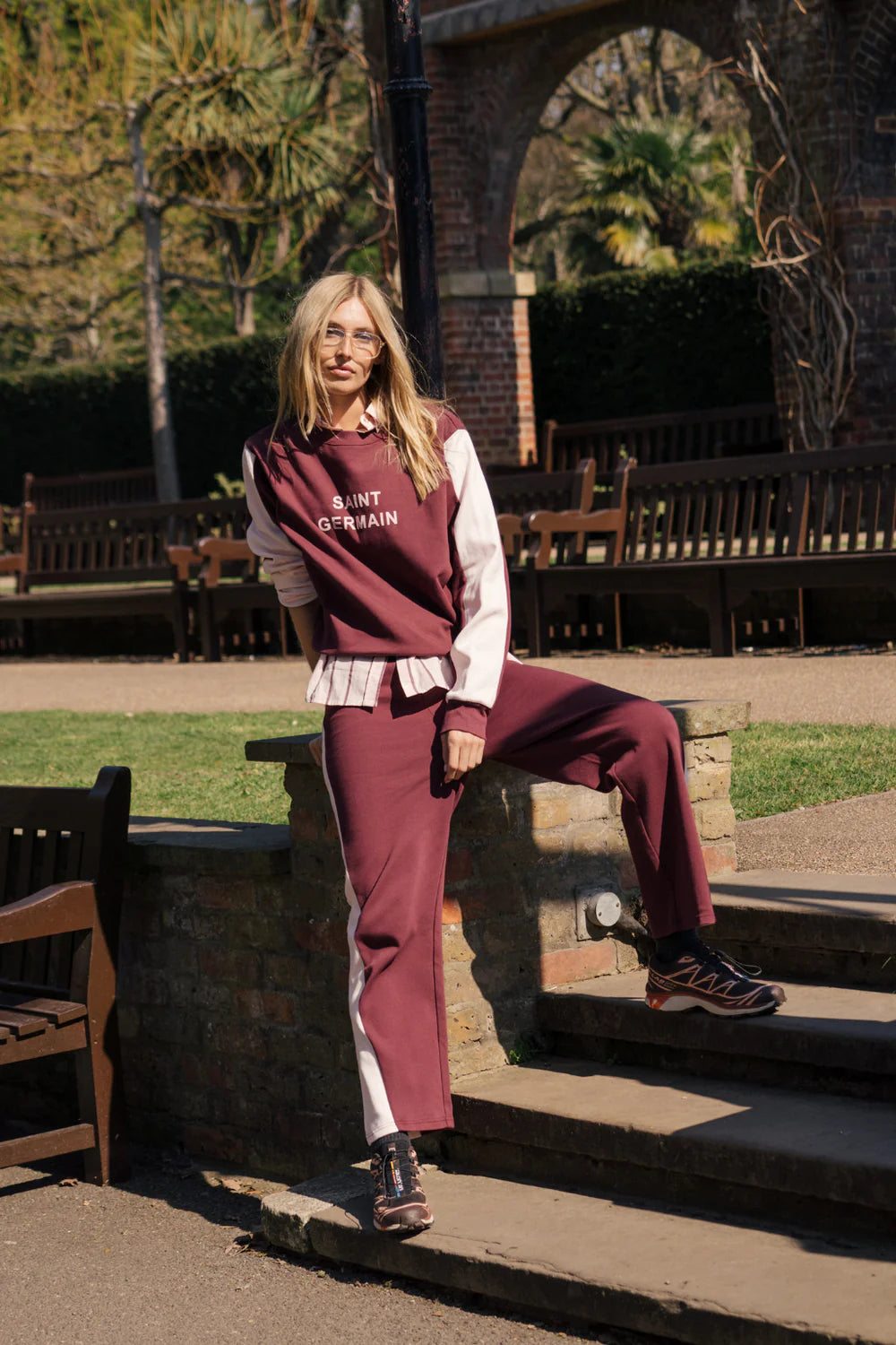 Araminta James Saint Germain Knit Pant | Red Wine
