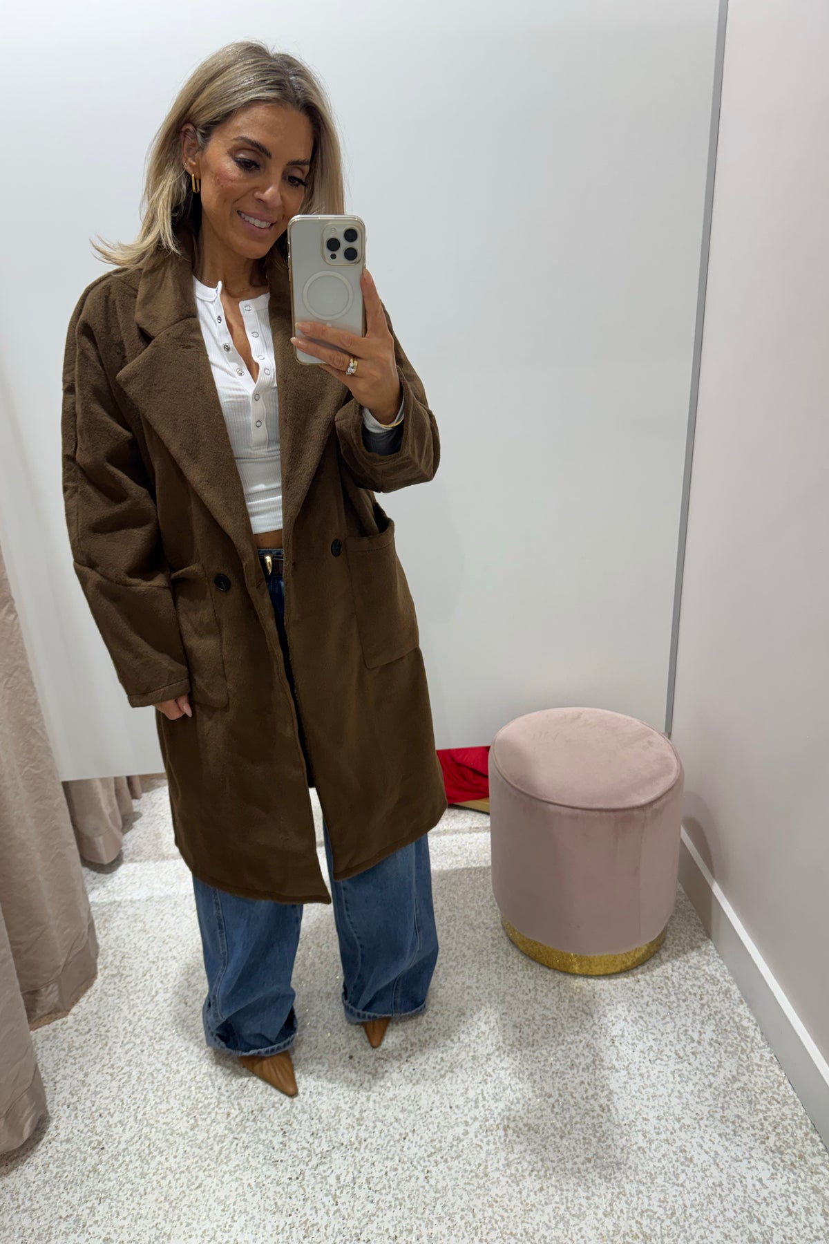 Chosen By Fifi & Annie The Boyfriend Coat | Walnut