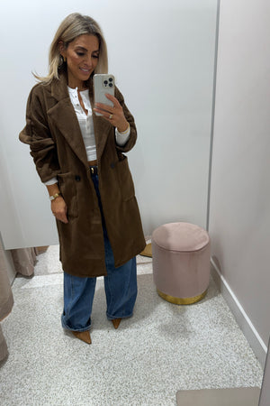 Chosen By Fifi & Annie The Boyfriend Coat | Walnut