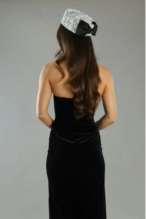 Morgan & Taylor Kennedy Racewear Pillbox Hat | White