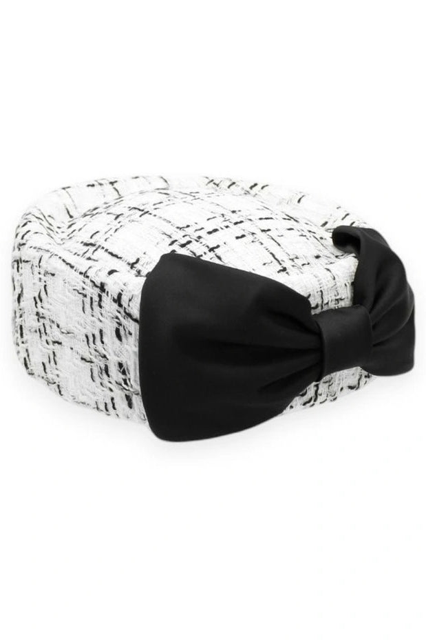 Morgan & Taylor Kennedy Racewear Pillbox Hat | White