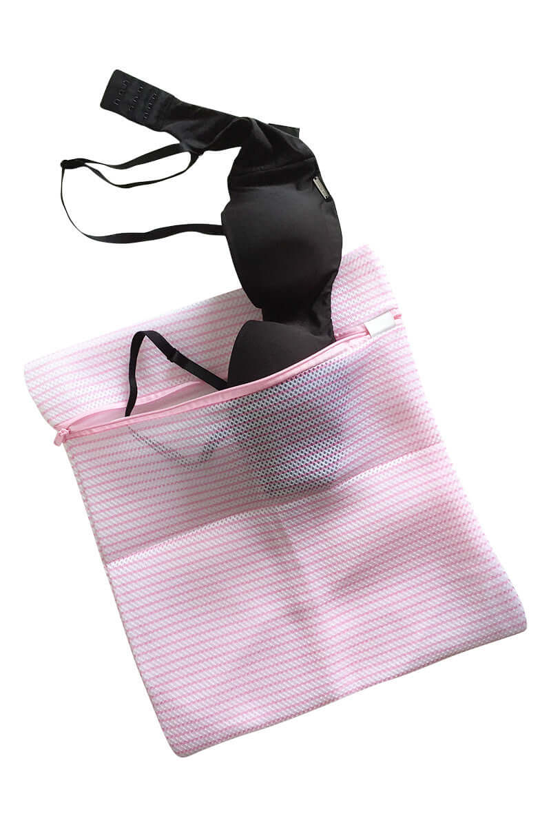 Secret Weapons Lingerie Wash Bag | White/Pink