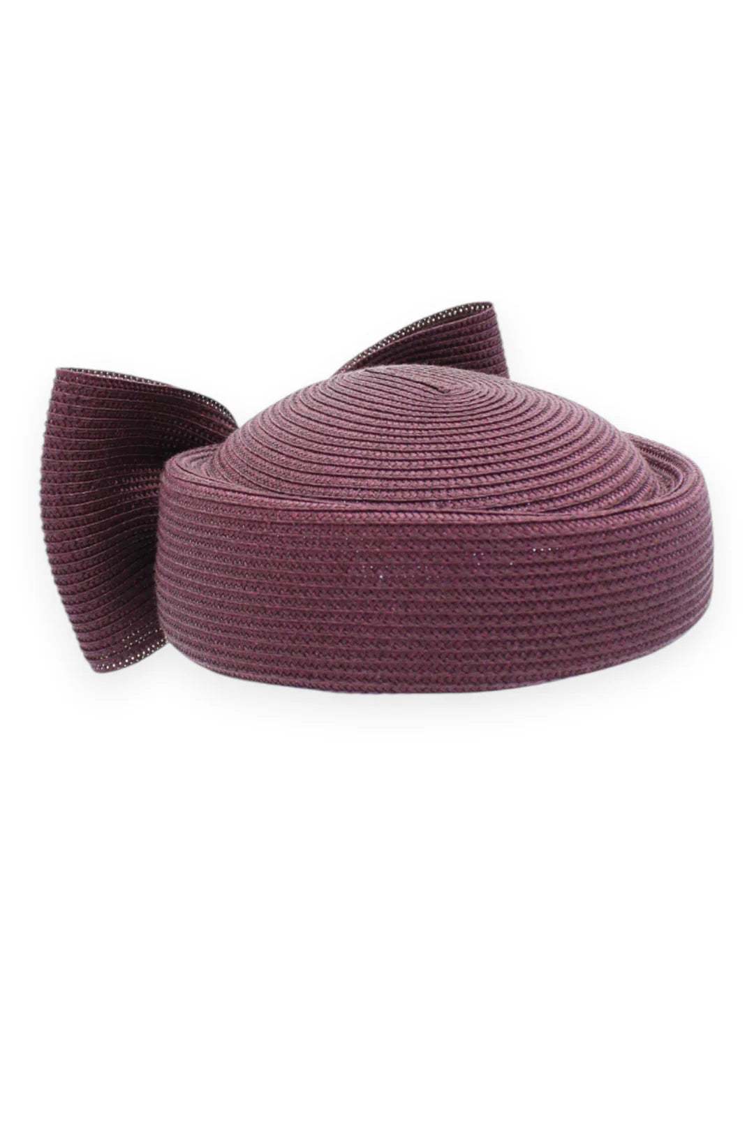 Morgan & Taylor Tara Racewear Pillbox Hat | Dark Cherry Red