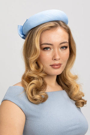 Morgan & Taylor Samara Pillbox Hat | Blue || PRE-ORDER ETA 27/10/2024