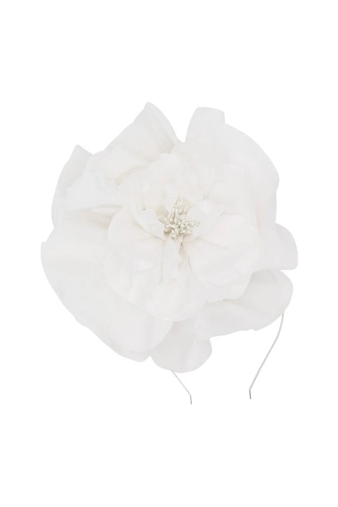 Morgan & Taylor Cindy Fascinator | White || PRE-ORDER ETA 27/10/2024