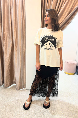 Chosen By Fifi & Annie The Zimi Lace Skirt | Black