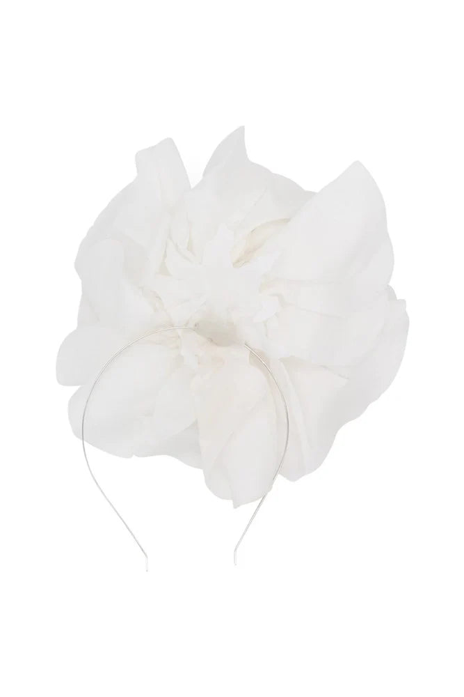 Morgan & Taylor Cindy Fascinator | White || PRE-ORDER ETA 27/10/2024