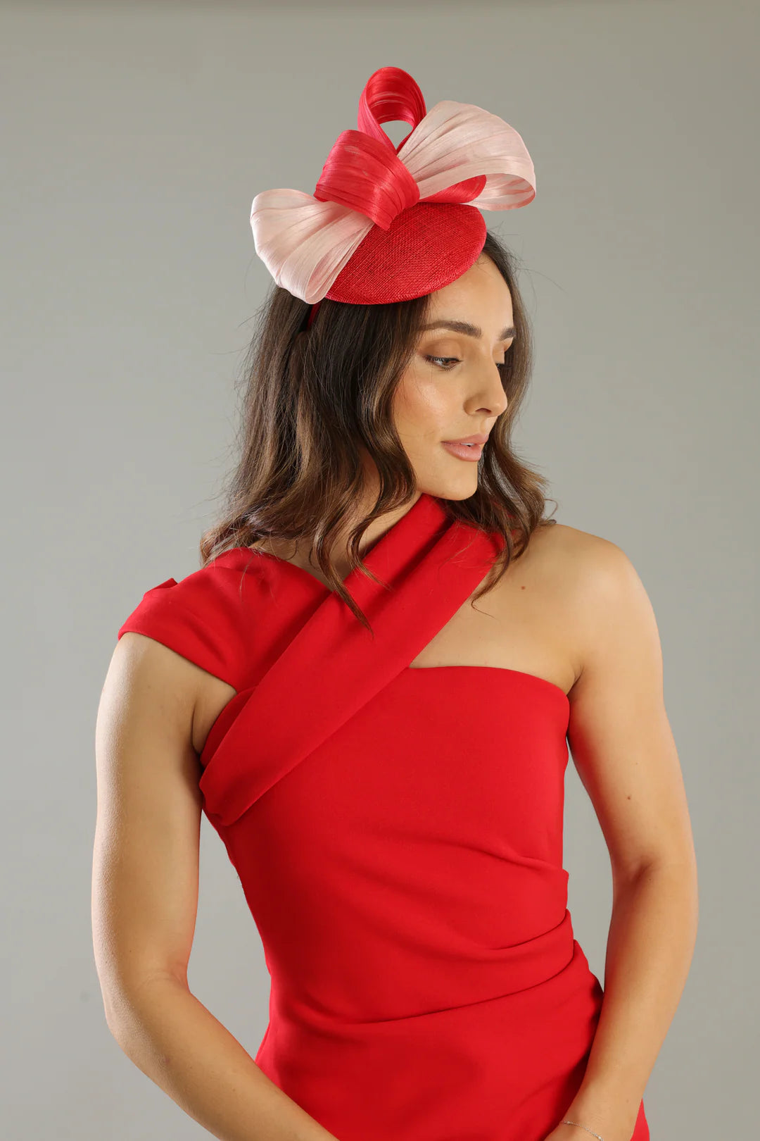 Morgan & Taylor Heather Fascinator | Red
