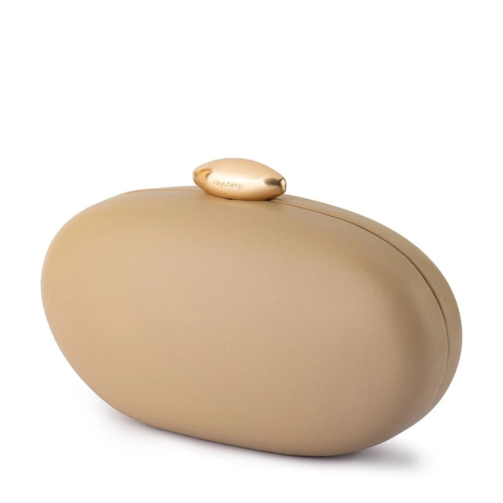 Olga Berg The Yuzu Oval Clutch | Natural || Pre_ Order ETA 4/10/2026
