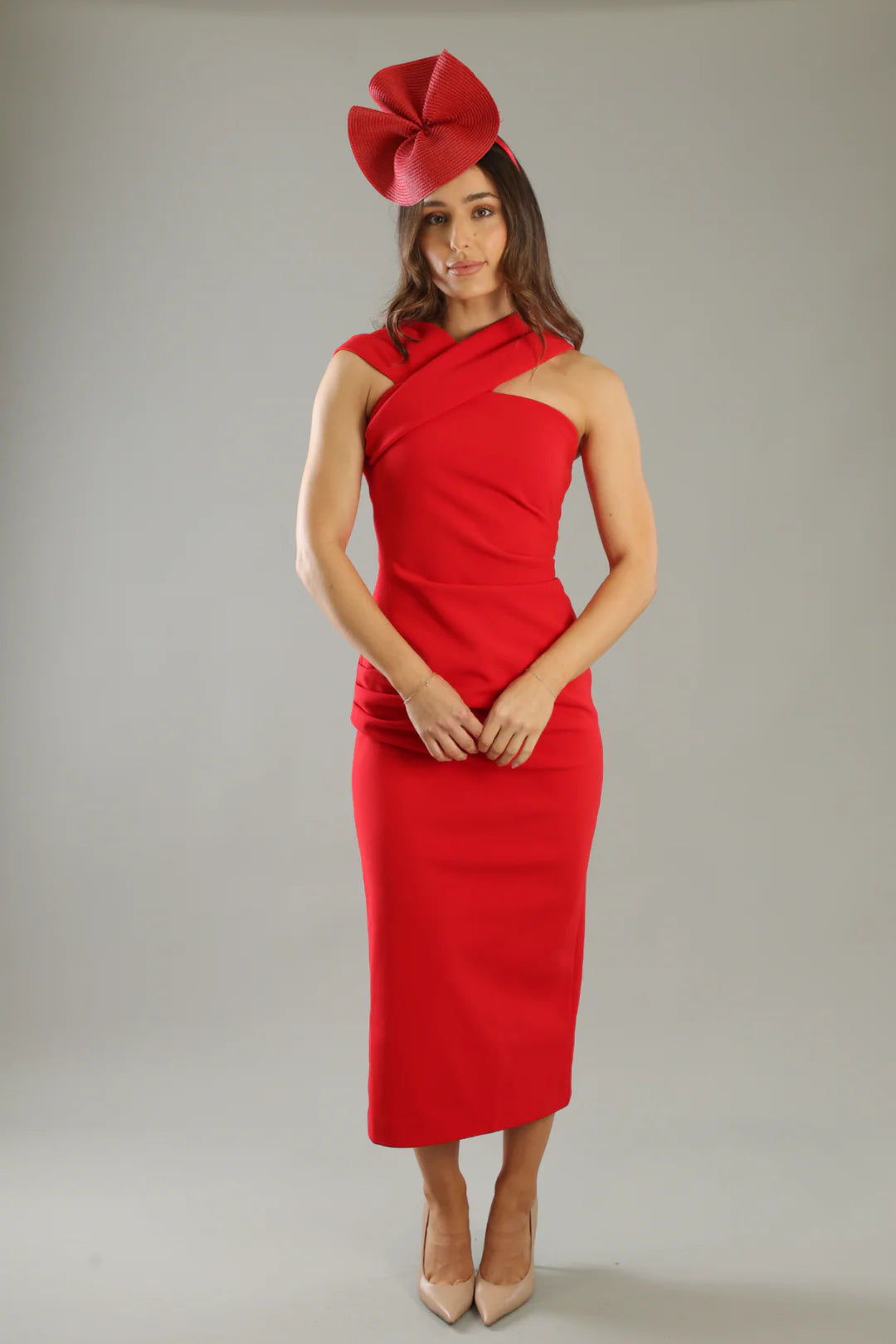 Morgan & Taylor Zaria Fascinator | Red