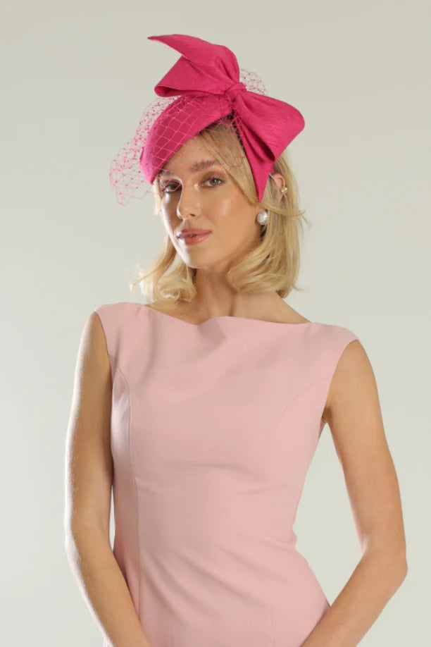 Morgan & Taylor Alina Fascinator | Hot Pink || PRE-ORDER ETA 27/10/2024