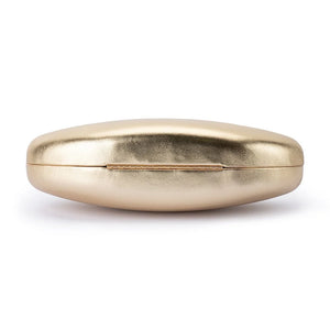 Olga Berg The Yuzu Oval Clutch | Gold || Pre_ Order ETA 4/10/2026