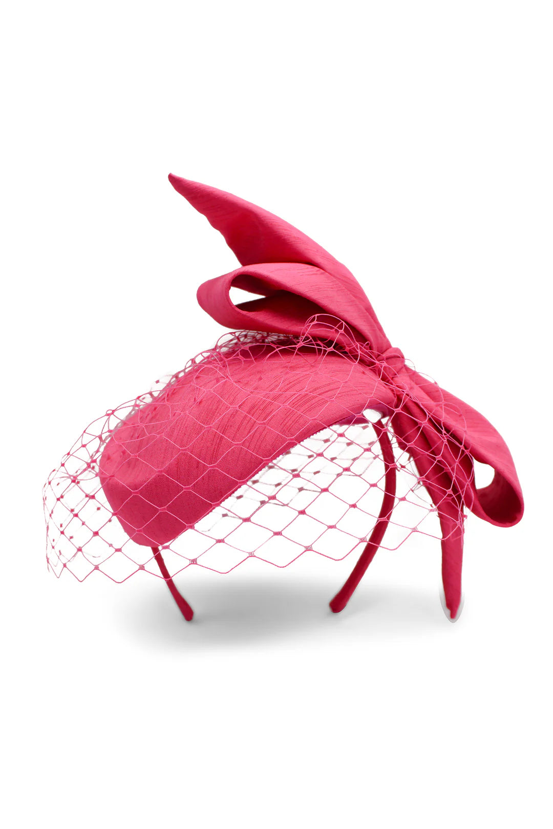 Morgan & Taylor Alina Fascinator | Hot Pink