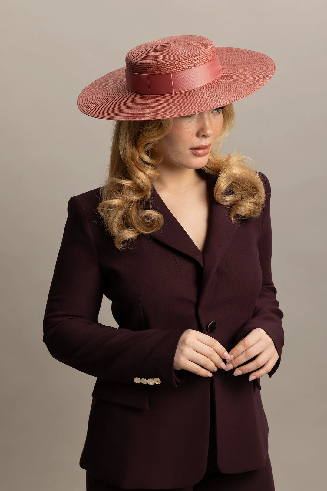 Morgan & Taylor Macy Boater | Rose Pink || PRE-ORDER ETA 27/10/2024