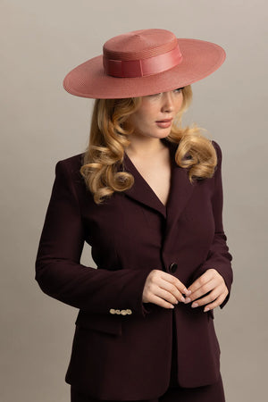 Morgan & Taylor Macy Boater | Rose Pink || PRE-ORDER ETA 27/10/2024