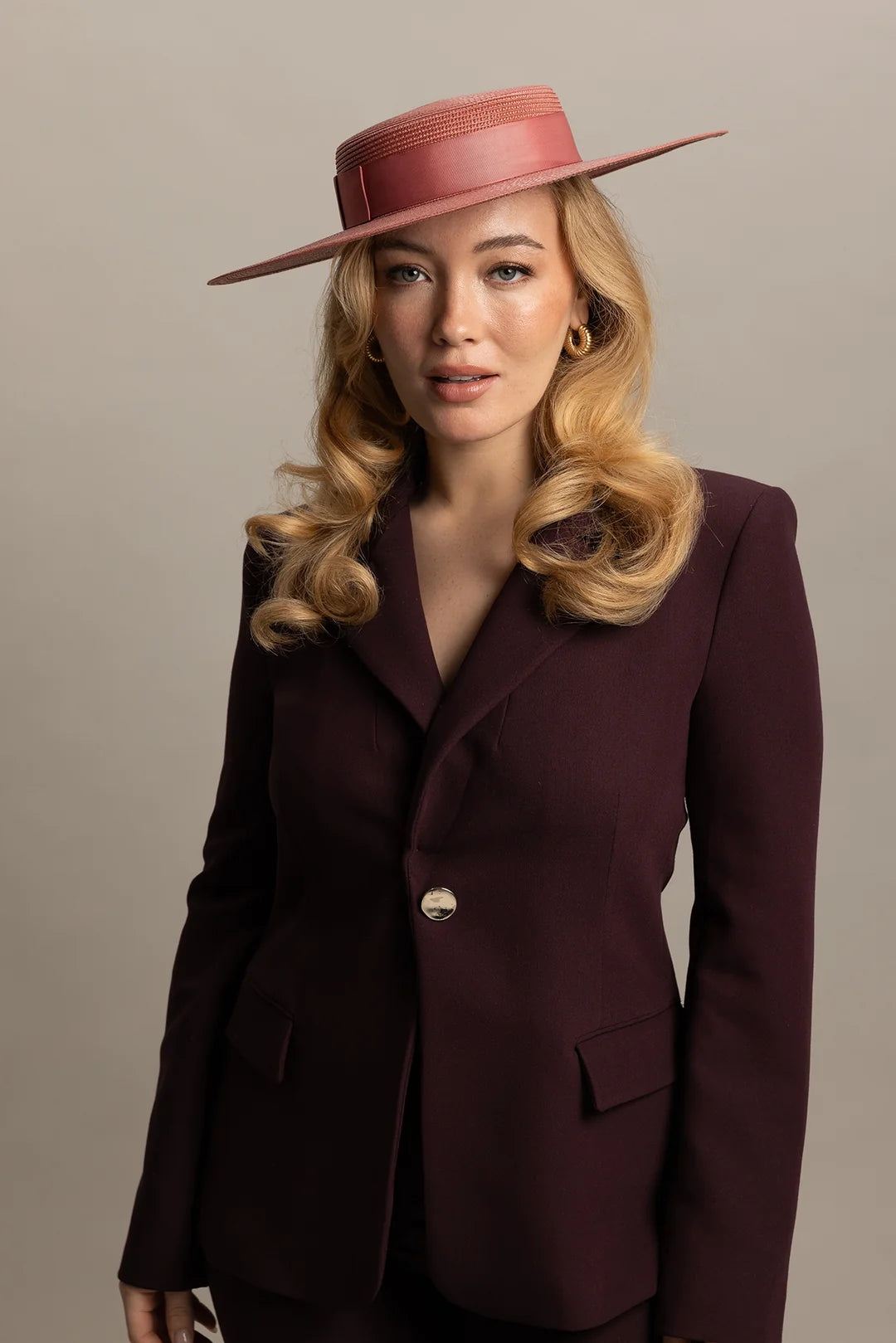 Morgan & Taylor Macy Boater | Rose Pink || PRE-ORDER ETA 27/10/2024