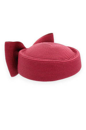 Morgan & Taylor Tara Racewear Pillbox Hat | Burgandy Red || PRE-ORDER ETA 27/10/2024