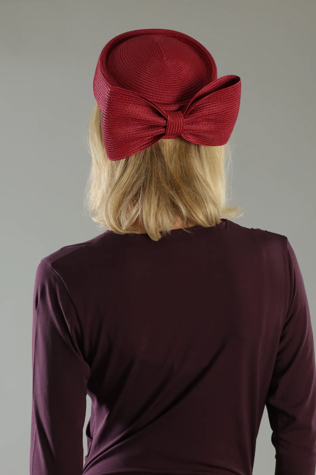 Morgan & Taylor Tara Racewear Pillbox Hat | Burgandy Red || PRE-ORDER ETA 27/10/2024