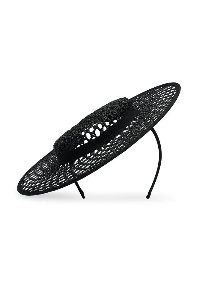 Morgan & Taylor Cassy Boater | Black || PRE-ORDER ETA 27/10/2024